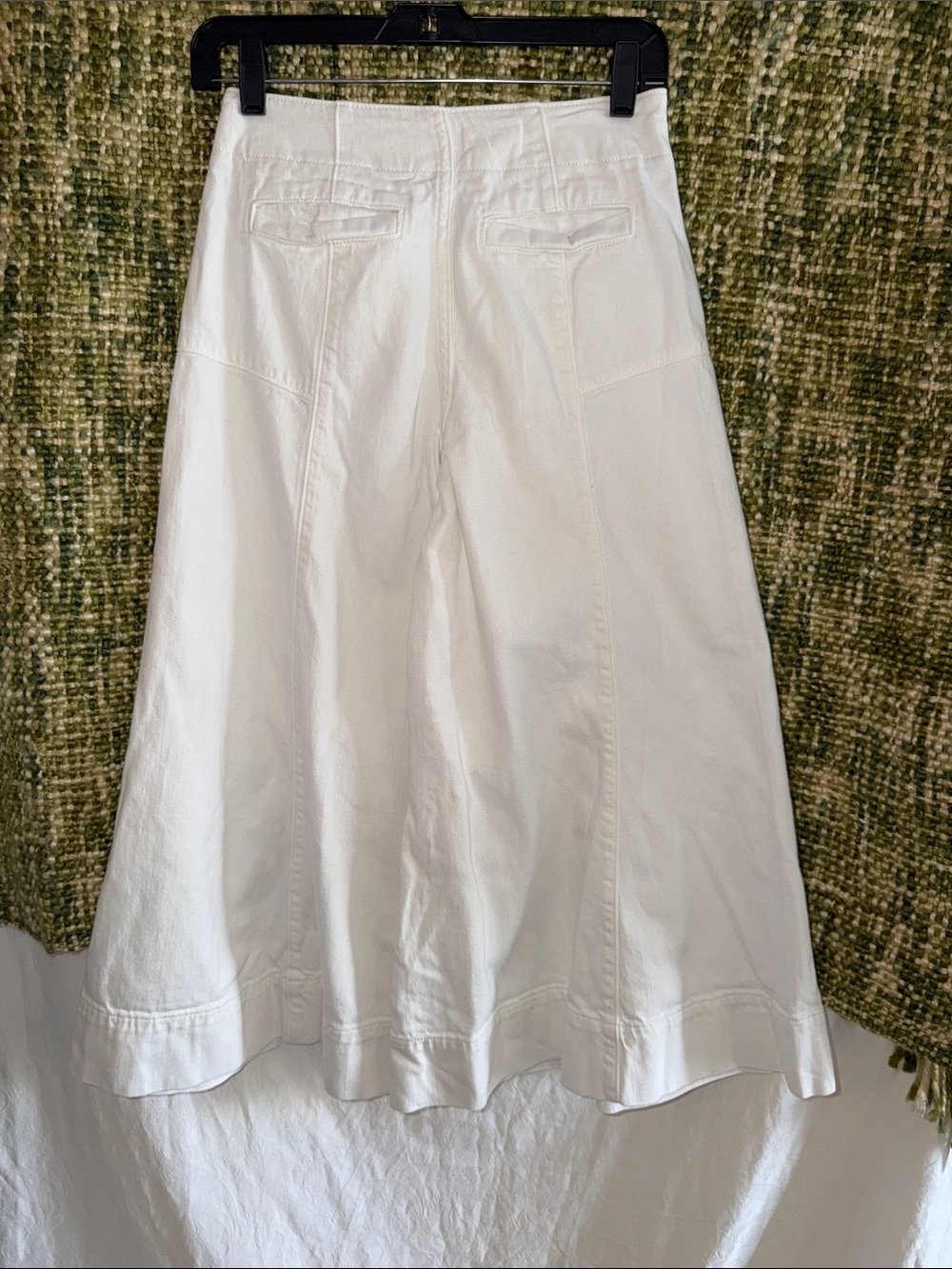 Pilcro Corset High-Rise Crop Culotte Jeans Sz 25 - Picture 10 of 10